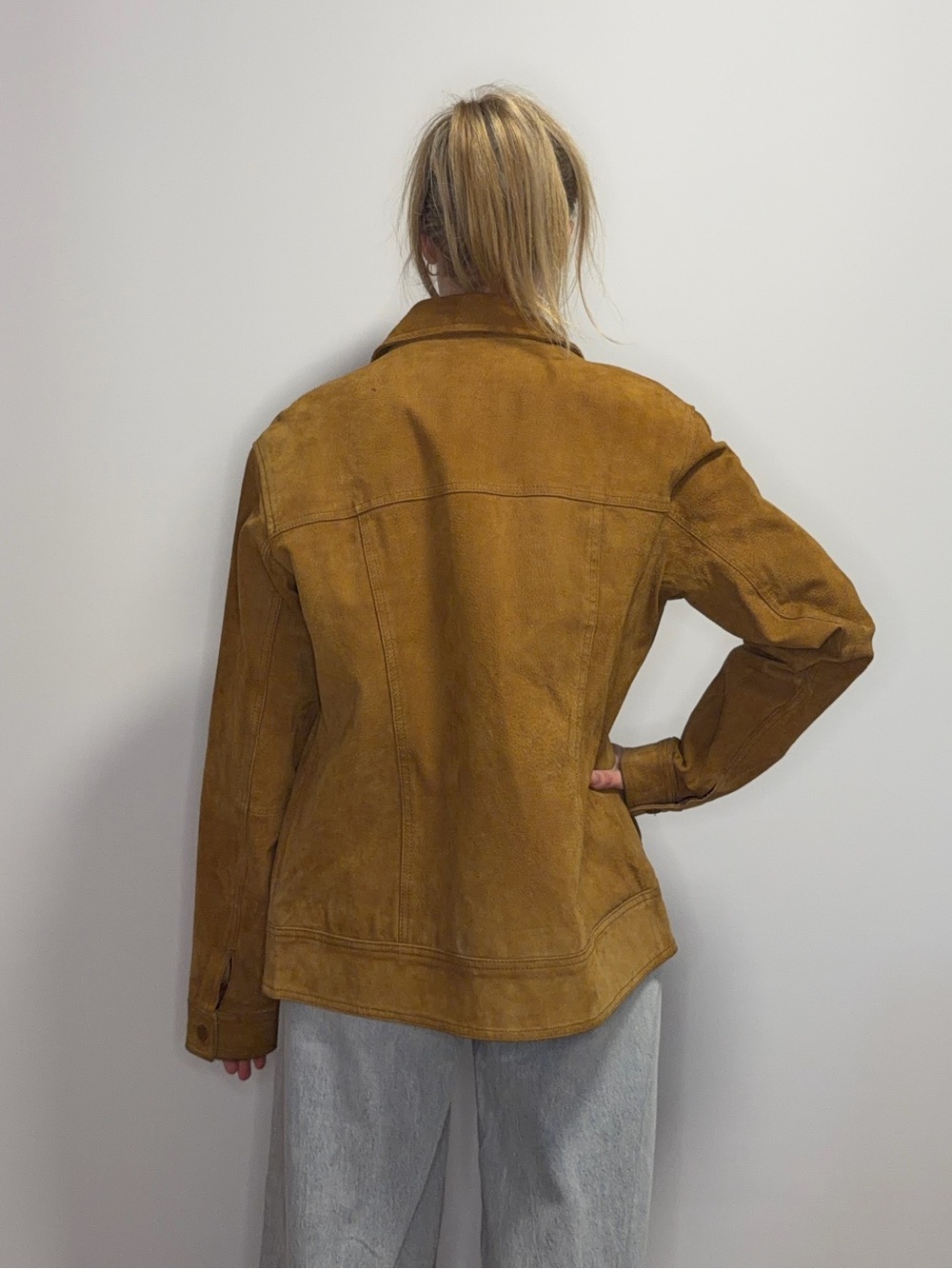 Vintage Suede Leather Jacket